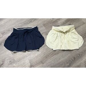 Lot of 2 Harmony Balance Athletic Skort Lined Skirt Size MED Pull On